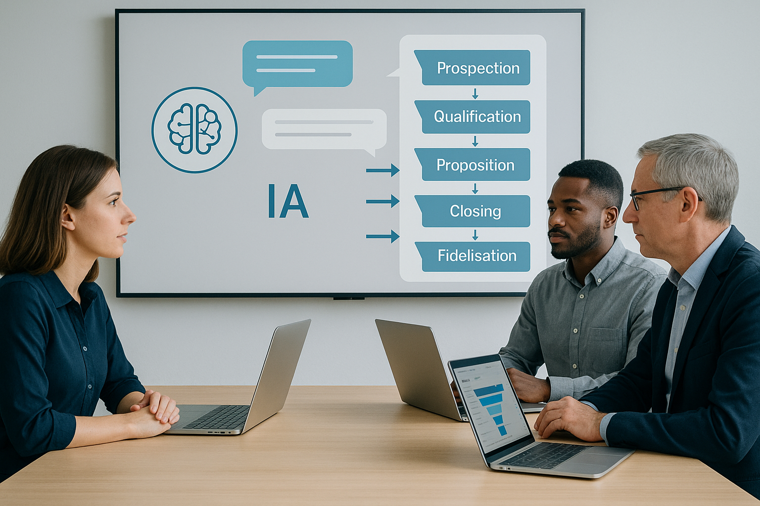 Intégrer l’intelligence artificielle conversationnelle dans le cycle de vente RS 6792