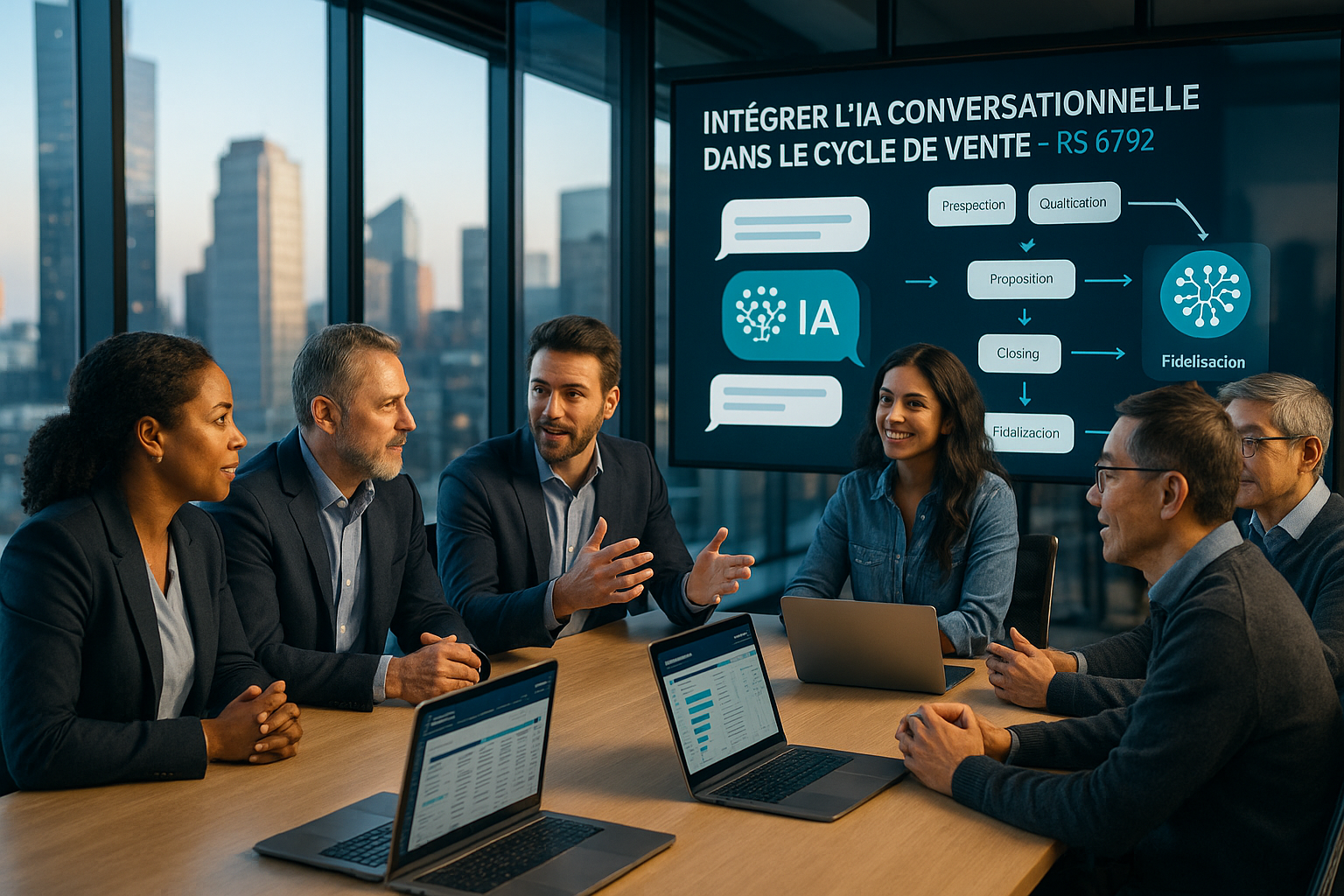 Intégrer l’intelligence artificielle conversationnelle dans le cycle de vente RS 6792